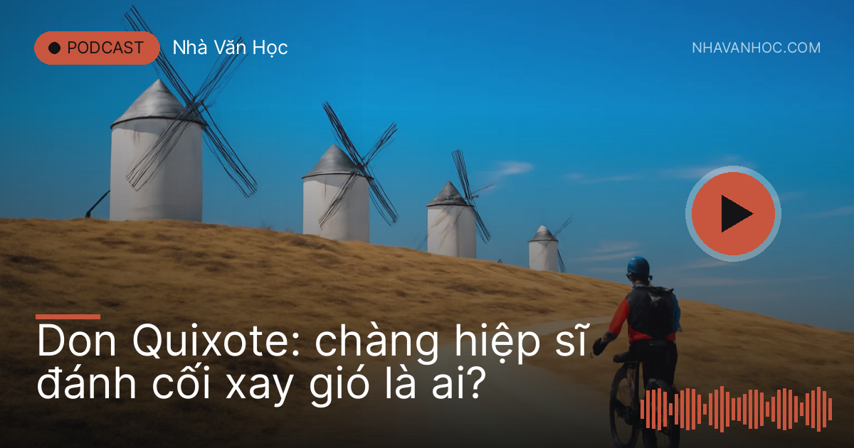 Những chiếc cối xay gió trắng trên đồi khô dưới bầu trời xanh